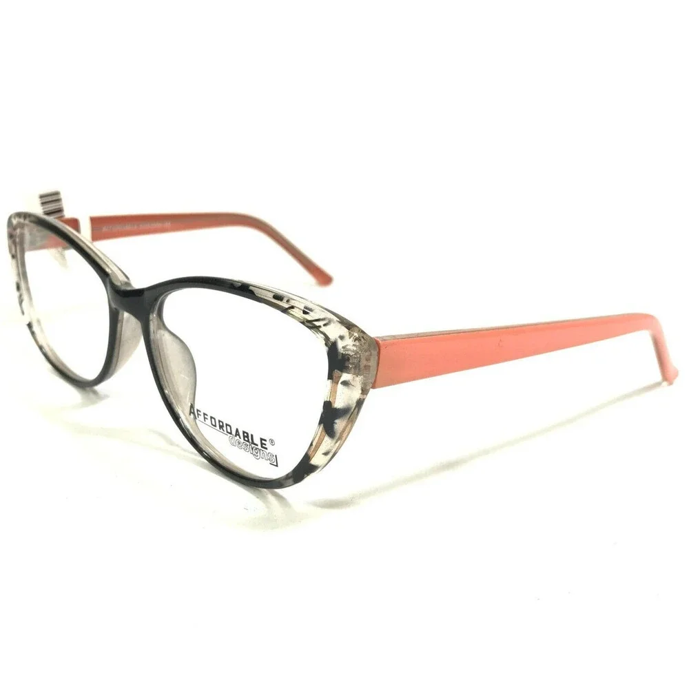 Affordable Designs Eyeglasses Frames ZILLA BROWN Cat Eye Full Rim 53-16-140
